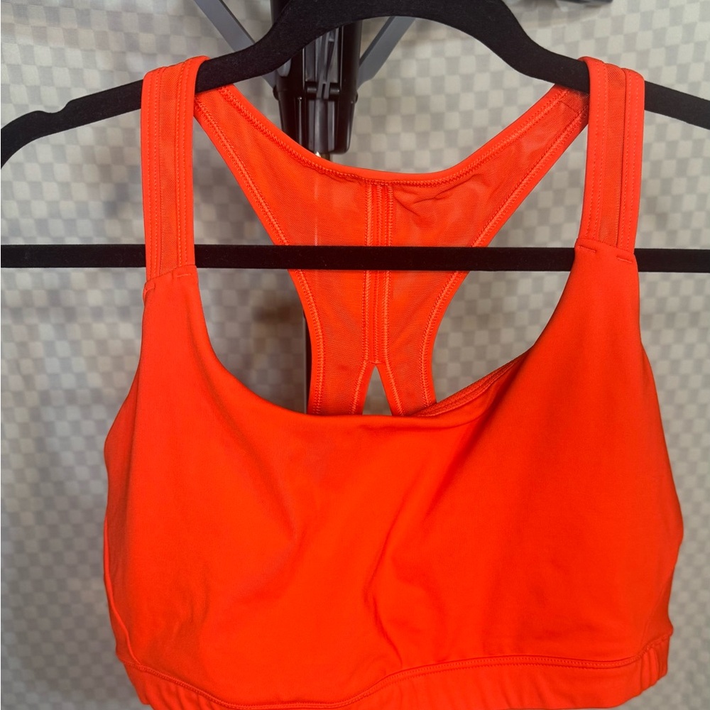 Athleta Vibrant Orange Sports Bra